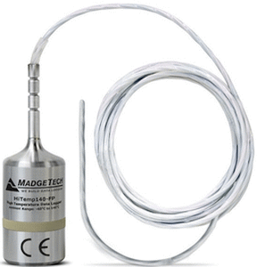 Data logger -40/140°C sonda flexible (6" flexible, Plana)